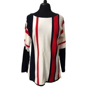 TOMMY Hilfiger Striped Sweater Tunic Size S